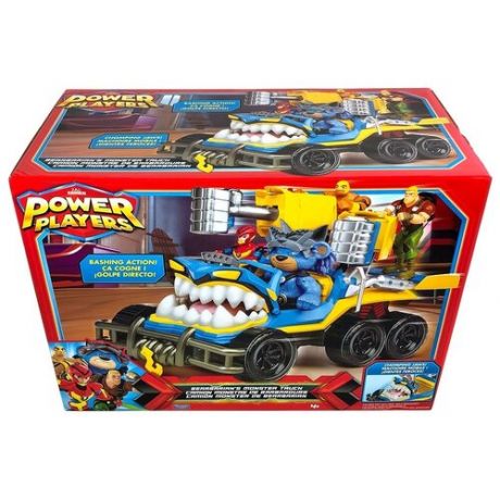 Внедорожник Playmates TOYS Power Players Внедорожник Медвеварвара (38771), синий/желтый/черный