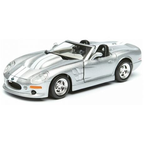 Машинка Maisto 1:24 Shelby Series One 1999, серебристая