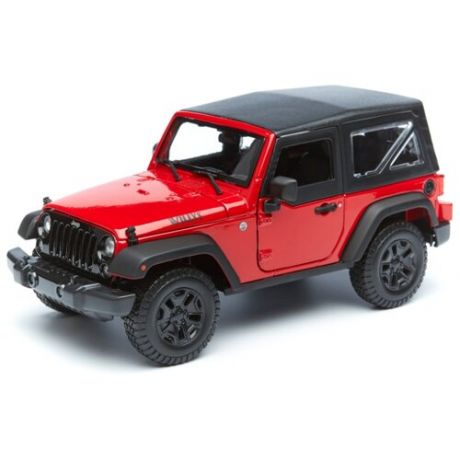 Maisto машинка "1:18 SP (B) - 2014 Jeep Wrangler" 31676, красный