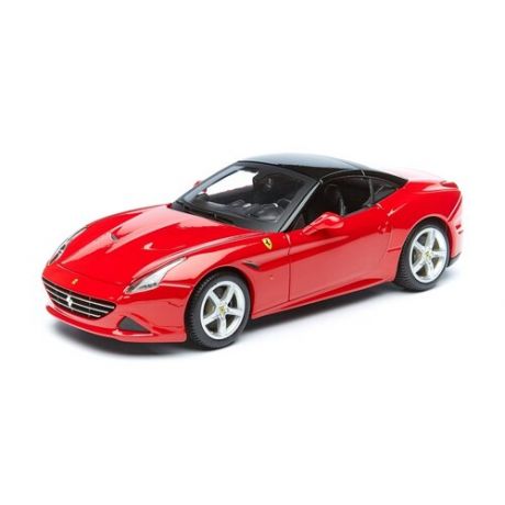 Bburago Коллекционная машинка Феррари 1:18 Ferrari California T Closed Top, 18-16003, красный