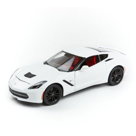 Maisto Машинка Chevrolet Corvette Stingray Z51 1:18 Год 2014, белый