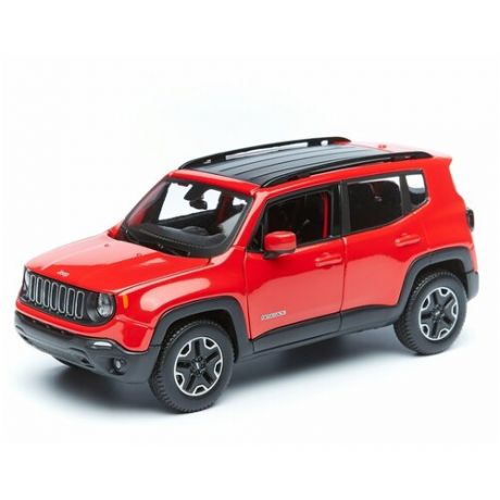 Maisto Машинка Jeep Renegade, 1:24 красная