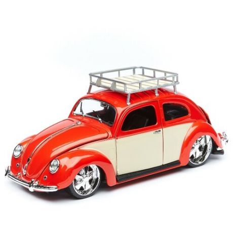Maisto Машинка 1:18 "Classics - 1956 Volkswagen Beetle", оранжевая