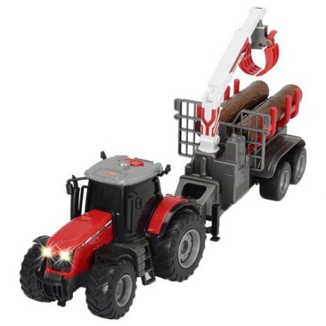 Трактор Dickie Toys Massey Ferguson 8737 (3737003), красный/серый
