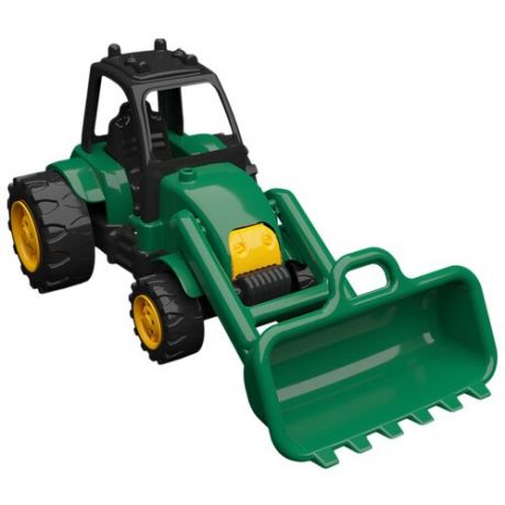 Трактор Terides Т8-052, 36 см, черный/зеленый/желтый