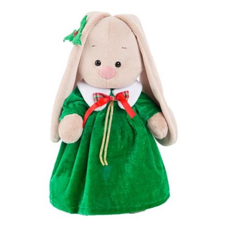 Мягкая игрушка Зайка Ми в рождественском платье, 32 см