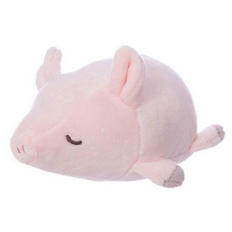 Мягкая игрушка ABtoys Свинка розовая, 13 см