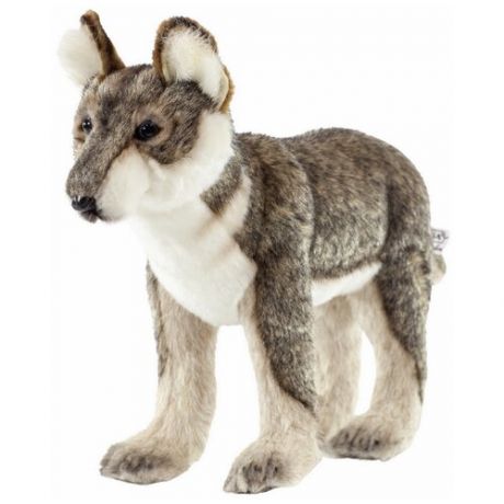 Мягкая игрушка Hansa Creation Волк обыкновенный, детёныш, 42 см, серый