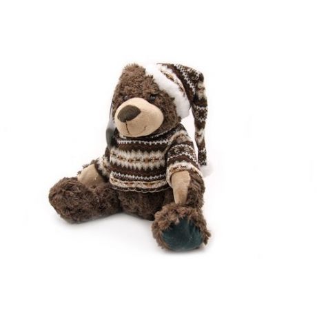 Мягкая игрушка Magic Bear Toys Мишка Кайл в свитере и шапке 25 см