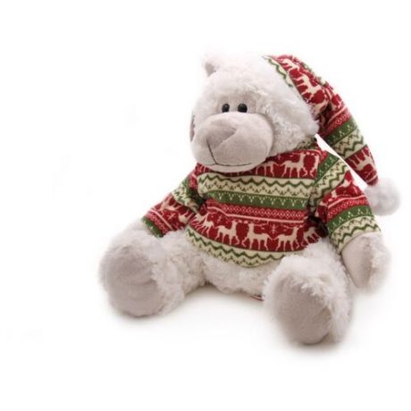Мягкая игрушка Magic Bear Toys Мишка Лесли в шапке и свитере 25 см