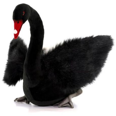 Мягкая игрушка Hansa Creation Лебедь чёрный, 45 см