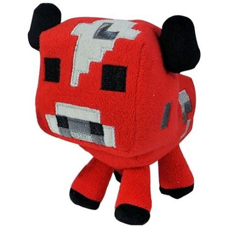 Мягкая игрушка Jazwares Minecraft Baby cow красный, 18 см