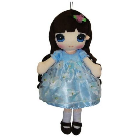 Мягкая игрушка ABtoys Кукла в голубом платье, 50 см