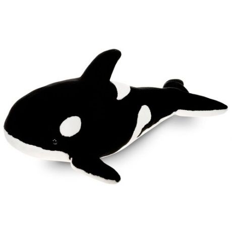 Мягкая игрушка Junfa toys В дикой природе Косатка, 30 см, черный/белый
