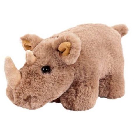 Мягкая игрушка Junfa toys В дикой природе Носорог коричневый, 18 см