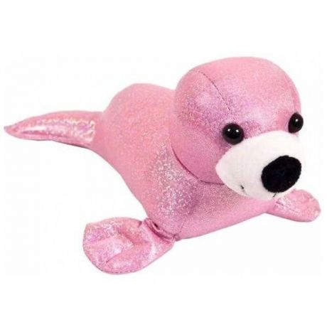 Мягкая игрушка Junfa toys Тюлень розовый, 26 см