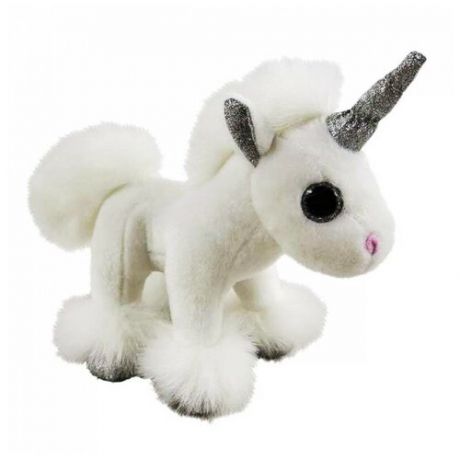 Мягкая игрушка Junfa Toys Единорог белый, 17 см