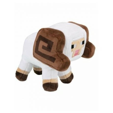 Мягкая игрушка JINX Minecraft Earth Happy Explorer Horned Sheep Овца 15см