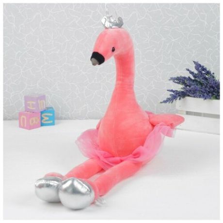 Мягкая игрушка «Фламинго», юбочка в сетку, цвета микс