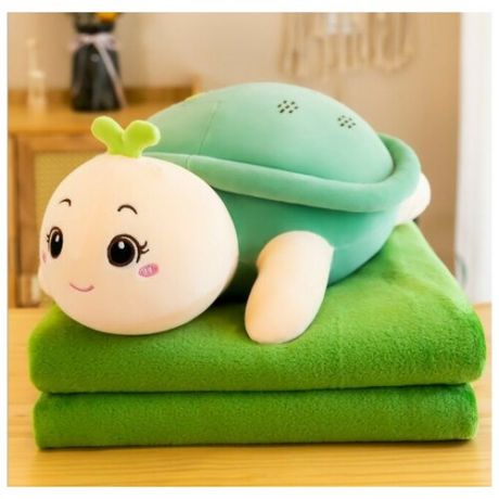 Мягкая игрушка-подушка с пледом 3 в 1 , размер 110*160 см