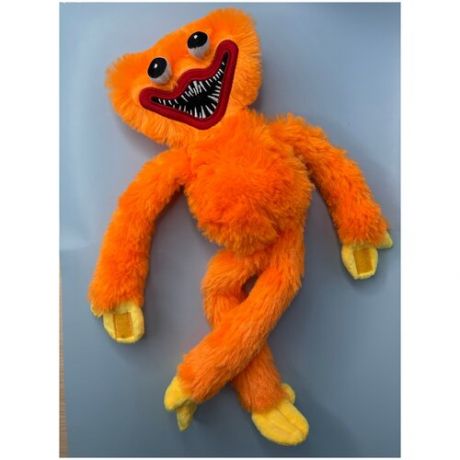 Игрушка Huggy Wuggy 40 см оранжевый poppy playtime Kissy Missy Хагги Вагги Хаги Ваги Киси Миси, оранжевый 40 см