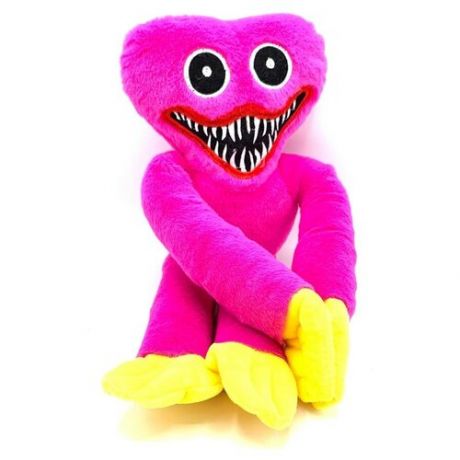 Мягкая игрушка Хагги-Вагги большой 55 см/ Мягкая игрушка с липучими лапами Розовый