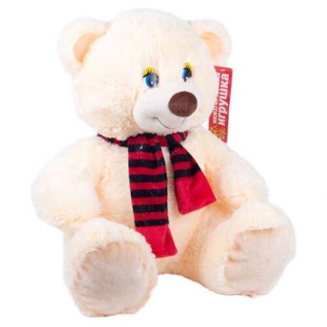Мягкая игрушка Нижегородская игрушка Медведь маленький в шарфе, 45 см