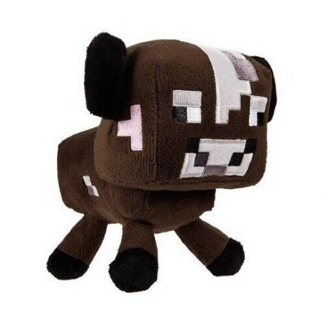 Мягкая игрушка Майнкрафт Детеныш коровы Cow Minecraft (18см)