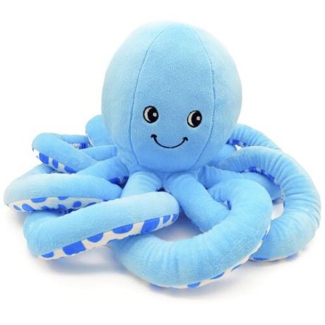 Мягкая игрушка Осьминог, 25 см (голубой)