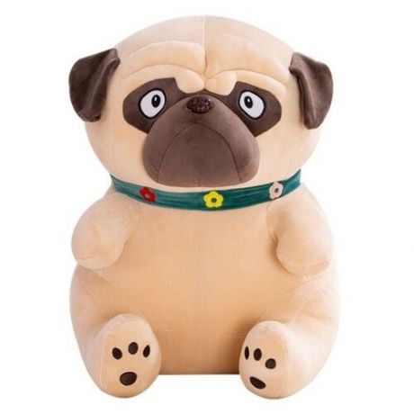 Мягкая игрушка Мопс, 35 см / Игрушки для мальчиков /Игрушки для девочек / собака