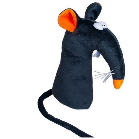 Мягкая игрушка Fancy Крыс Веня черный, 18 см