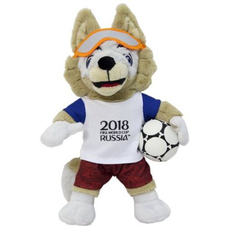Мягкая игрушка 1 TOY FIFA-2018 Волк Забивака, 18 см