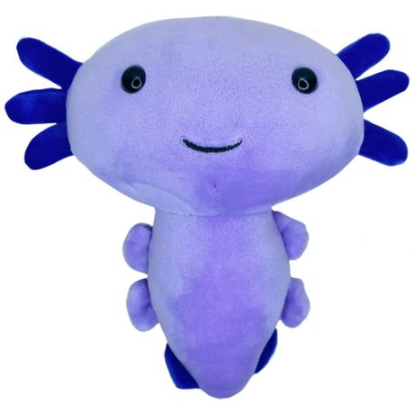 Аксолотль мягкая игрушка рыба 20 см фиолетовый 1 шт / рыбка плюшевая / майнкрафт minecraft