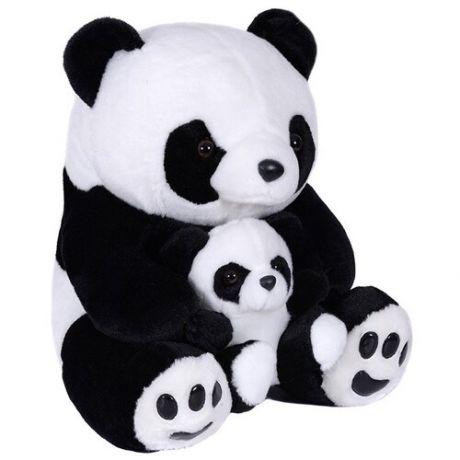 Мягкая плюшевая игрушка Панда с малышом медведь мишка 50 см