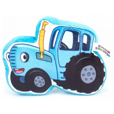Игрушка - подушка Синий Трактор, 25 см, синий