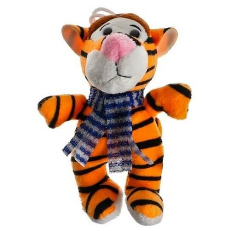 Мягкая игрушка «Тигр в шарфе», 13 см, на присоске, цвета микс
