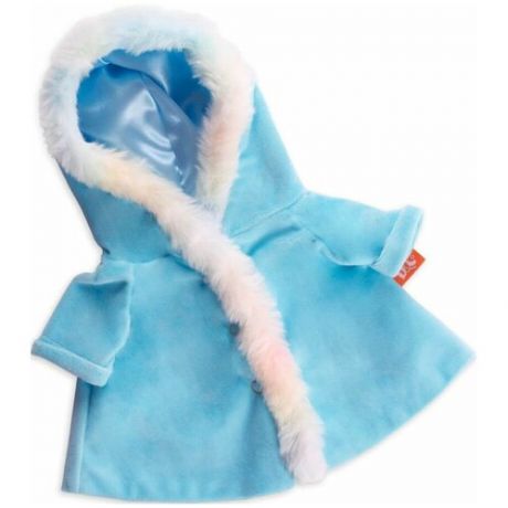 Комплект одежды для кошечки Ли-Ли 24 см Голубая шубка с радужным мехом