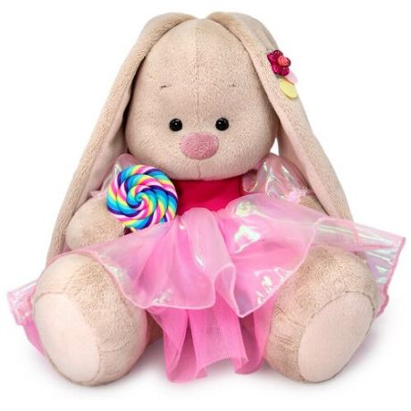 Мягкая игрушка Budi Basa в подарочной коробке - Зайка Ми - Карамель, Розовое ассорти, 18 см