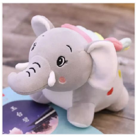 Мягкая игрушка Слон / Слоник Дамбо с крыльями / Слоненок плюшевая кукла, 30 см