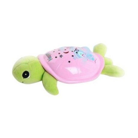 Игрушка-ночник Наша игрушка Потеша черепашка розовая, 4 см