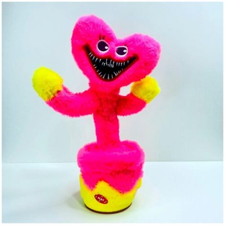 Танцующая мягкая игрушка Хаги Ваги Киси Миси розовый. Поющий Huggy Wuggy Хаги Ваги. Хаги Ваги повторюшка с неоновой подсветкой.