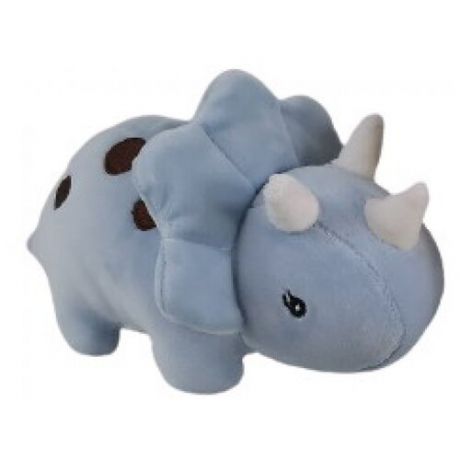 Мягкая игрушка ABtoys Dino Baby Динозаврик голубой, 18 см, голубой