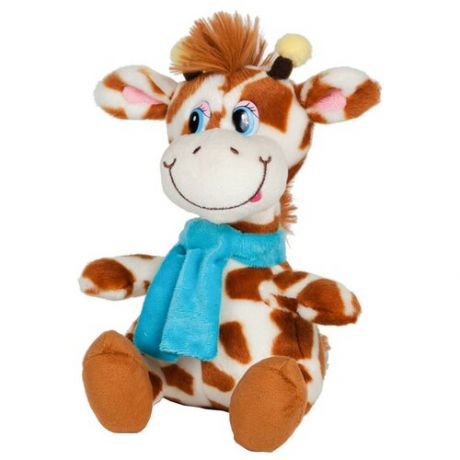 Мягкая игрушка Maxi Play Жираф Димон в шарфике, 20 см