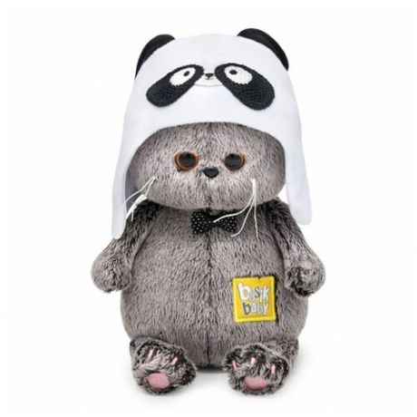 Мягкая игрушка Budi Basa кот Басик Baby в шапке-панда 20 см