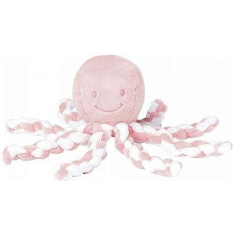 Игрушка мягкая Nattou Soft toy Lapidou Octopus Осьминог light pink-white 878753