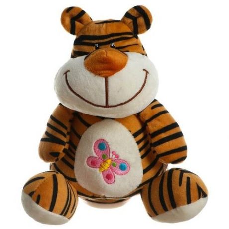 Мягкая игрушка-копилка «Тигр с бабочкой