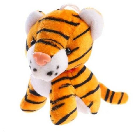 Мягкая игрушка «Тигр с колокольчиком» на присоске, цвет микс