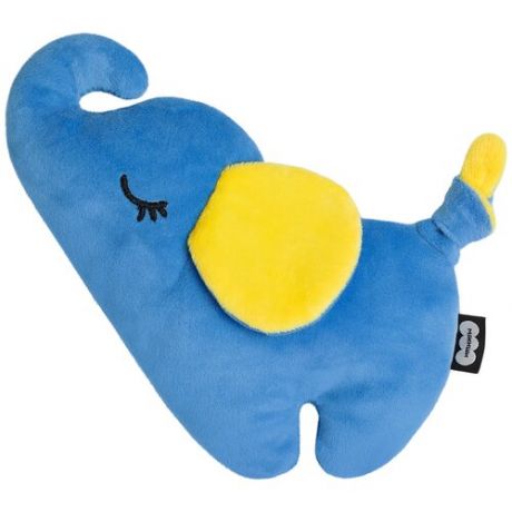 Игрушка-грелка Мякиши Слонёнок Джем, 21 см, голубой