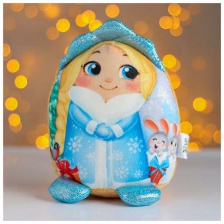 POMPOSHKI Мягкая игрушка «Новый Год», снегурочка