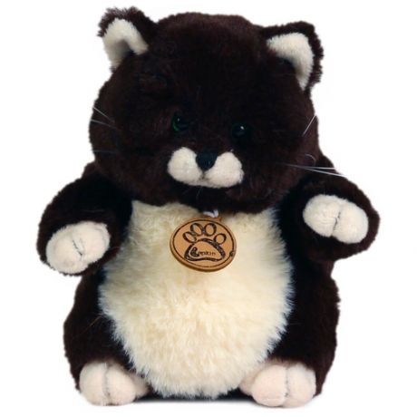 Мягкая игрушка Lapkin Толстый кот, 39 см, горький шоколад